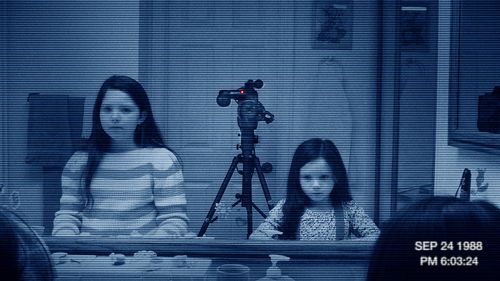 Jessica Tyler Brown and Chloe Csengery in Paranormal Activity 3 (2011)