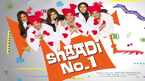Fardeen Khan, Esha Deol, Sharman Joshi, Zayed Khan, Soha Ali Khan, and Ayesha Takia in Shaadi No. 1 (2005)
