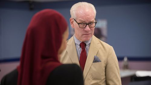 Tim Gunn and Ayana Ife in Project Runway (2004)