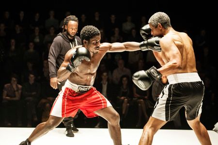 Pacharo Mzembe in the hard hitting physical drama 'Prize Fighter' during the Brisbane Festival. Nominated for a 2016 Hel