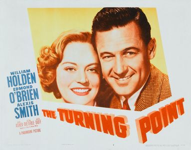 William Holden and Alexis Smith in The Turning Point (1952)