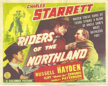Rudolph Anders, Russell Hayden, and Charles Starrett in Riders of the Northland (1942)