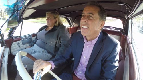 Jerry Seinfeld and Bridget Everett in Comedians in Cars Getting Coffee: Bridget Everett: Still Hot To The Touch (2019)