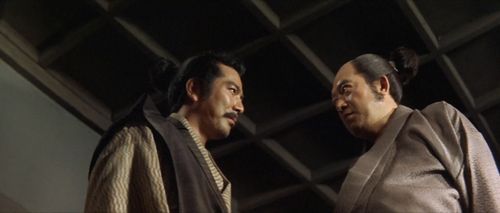 Jutarô Kitashiro and Takashi Kanda in Return of Daimajin (1966)