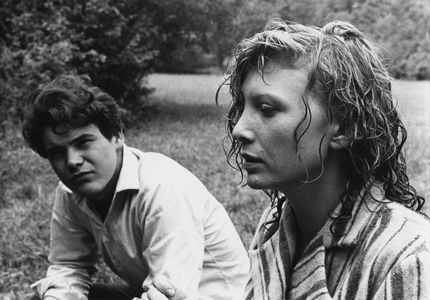 Pierre Blaise and Aurore Clément in Lacombe, Lucien (1974)