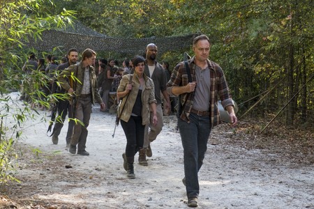 Jason Douglas, Dahlia Legault, Ross Marquand, Kenric Green, and Jordan Woods-Robinson in The Walking Dead (2010)