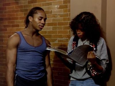 Erica Gimpel and Gene Anthony Ray in Fame (1982)