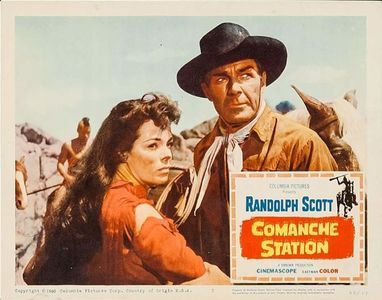 Randolph Scott and Nancy Gates in Comanche Station (1960)