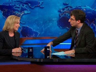 John Oliver and Kirsten Gillibrand in The Daily Show (1996)