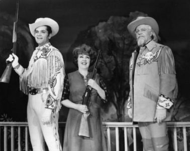 Ethel Merman, Rufus Smith, and Bruce Yarnell in Annie Get Your Gun (1967)