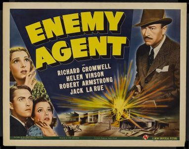 Robert Armstrong, Richard Cromwell, Marjorie Reynolds, and Helen Vinson in Enemy Agent (1940)
