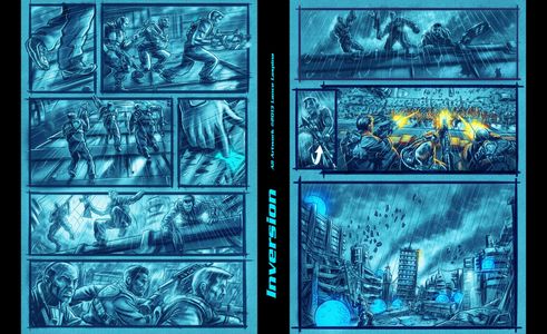 Storyboards for Intro to the Video Game 