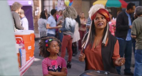 Nia Long and Aalyrah Caldwell in Uncle Buck (2016)