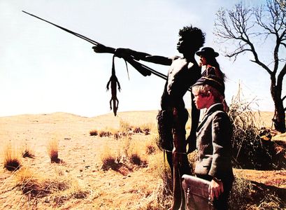 Jenny Agutter, David Gulpilil, and Luc Roeg in Walkabout (1971)
