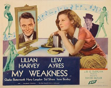 Lew Ayres, Harry Langdon, and Lilian Harvey in My Weakness (1933)