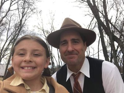 Luke Wilson and Victoria Paige Watkins in 12 Mighty Orphans (2021)