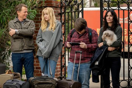 Courteney Cox, Greg Kinnear, Gus Birney, and Dylan Gage in Shining Vale: Chapter One - Welcome to Casa de Phelps (2022)