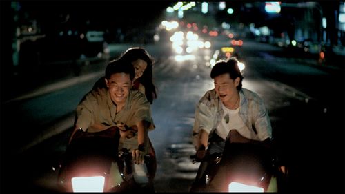 Chao-jung Chen, Chang-Bin Jen, and Yu-Wen Wang in Rebels of the Neon God (1992)