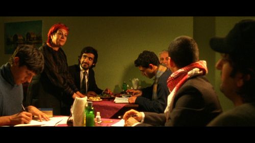Khalid Laith, Adam Dahrouge, Nasri Sayegh, and Ahlam Arab in Mesocafé (2011)