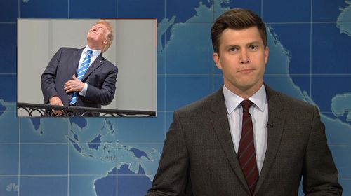 Donald Trump and Colin Jost in Saturday Night Live: Weekend Update Summer Edition (2008)
