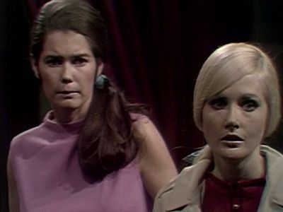 Nancy Barrett and Alexandra Isles in Dark Shadows (1966)