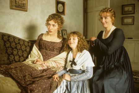 Emma Thompson, Kate Winslet, and Emilie François in Sense and Sensibility (1995)