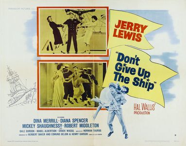 Jerry Lewis, Dina Merrill, and Diana Spencer in Don't Give Up the Ship (1959)