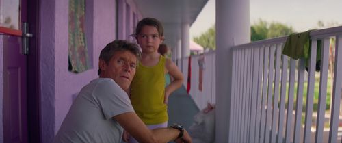 Willem Dafoe and Brooklynn Prince in The Florida Project (2017)