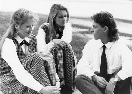 Ami Dolenz, Silvia Seidel, and Kevin Wixted in Faith (1990)