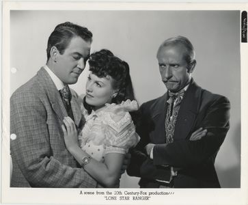 Jonathan Hale, John Kimbrough, and Sheila Ryan in Lone Star Ranger (1942)