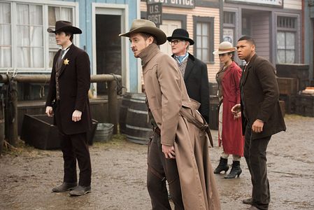 Victor Garber, Brandon Routh, Franz Drameh, Arthur Darvill, and Ciara Renée in DC's Legends of Tomorrow (2016)
