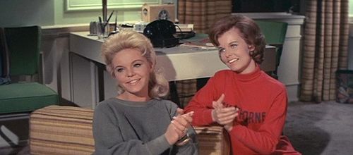 Jenny Maxwell and Cynthia Pepper in Take Her, She's Mine (1963)