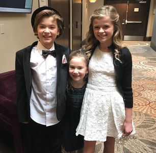 At the Joey Awards with Ava Grace Cooper and Christian Cooper