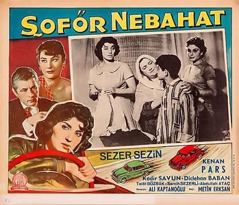 Diclehan Baban, Kenan Pars, and Sezer Sezin in Nebahat, the Driver (1960)