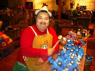 Still of Paul Vato as Elf for Sears Holiday Campaign.