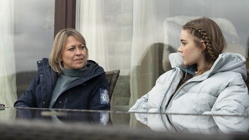 Nicola Walker and Silvie Furneaux in Annika (2021)