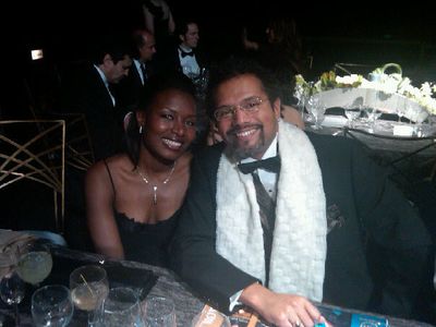 C. Frederick Secrease and Ayesha DeRaville at 2010 SAG Awards