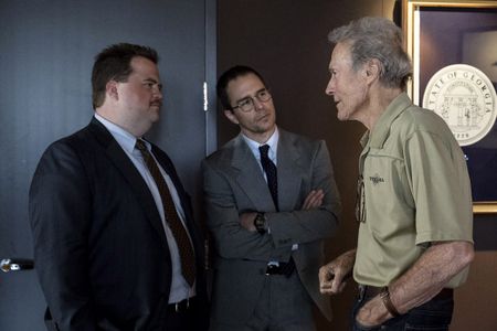 Clint Eastwood, Sam Rockwell, and Paul Walter Hauser in Richard Jewell (2019)