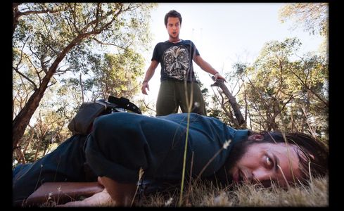 Jamie Kristian and Angus Sampson in 100 Bloody Acres (2012)
