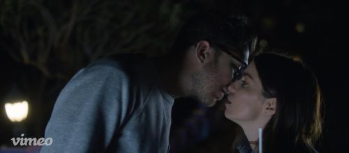 Angela Trimbur and Amir Blumenfeld in Lonely and Horny (2016)