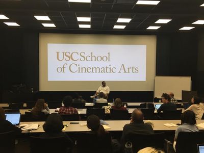 Guest Speaker at University of Southern California, School of Cinematic Arts.