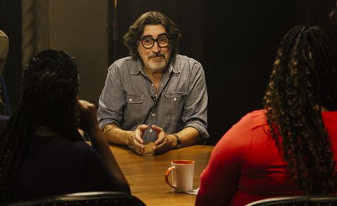 Still of Danielle Pinnock, LaNisa Renee Frederick and Alfred Molina in Intermission with Hashtag Booked