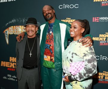 Danny Trejo, Snoop Dogg, and Shante Broadus at an event for The House Next Door: Meet the Blacks 2 (2021)