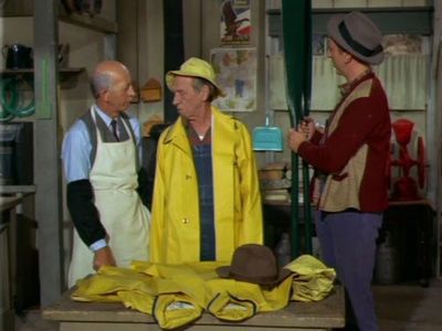Frank Cady, Kay E. Kuter, and Hank Patterson in Green Acres (1965)