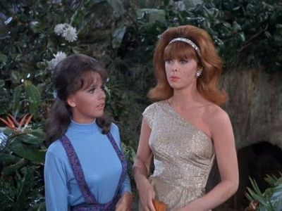 Tina Louise and Dawn Wells in Gilligan's Island (1964)