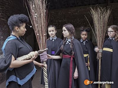 Shauna Shim, Meibh Campbell, Bella Ramsey, Tamara Smart, and Dagny Rollins in The Worst Witch (2017)