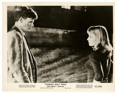 Horst Buchholz and Karin Baal in Teenage Wolfpack (1956)