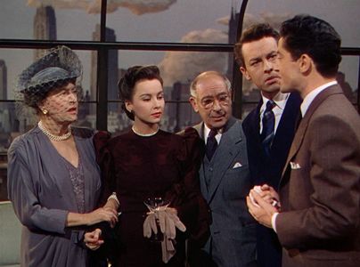 Joan Chandler, Constance Collier, John Dall, Farley Granger, and Cedric Hardwicke in Rope (1948)