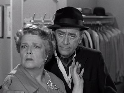Harriet E. MacGibbon and Louis Nye in The Beverly Hillbillies (1962)