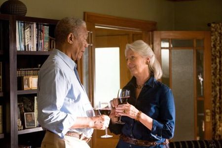 Morgan Freeman and Jane Alexander in Feast of Love (2007)
